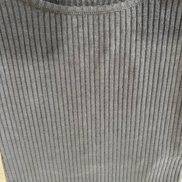 NWOT Levi's Bodega Open Neck Stretch Ribbed Short Sleeve Shirt, Black, Size XS - Picture 7 of 8